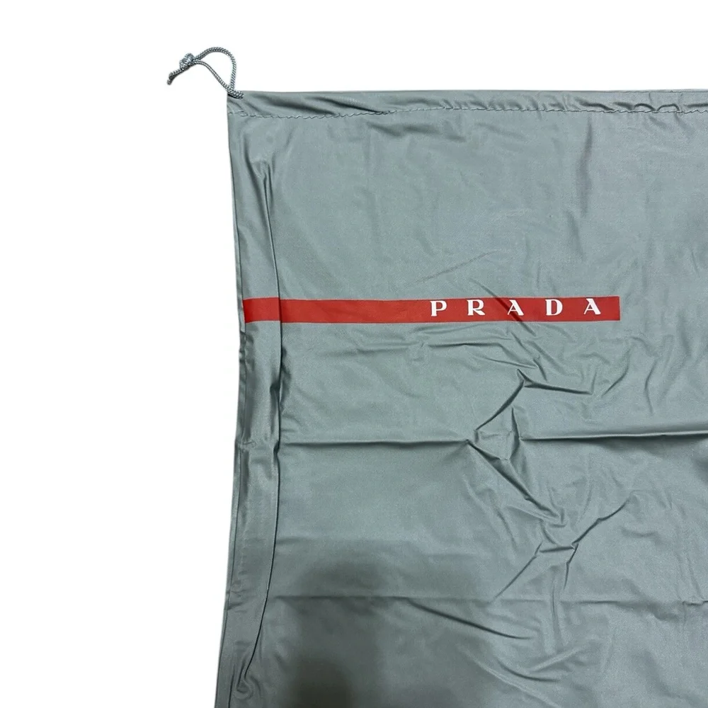 117. Prada Gray Dust Bag
